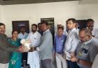 जागृत नागरिक महासंघातर्फे आदिवासी कुटुंबाला किराणा साहित्य किट वाटप* 