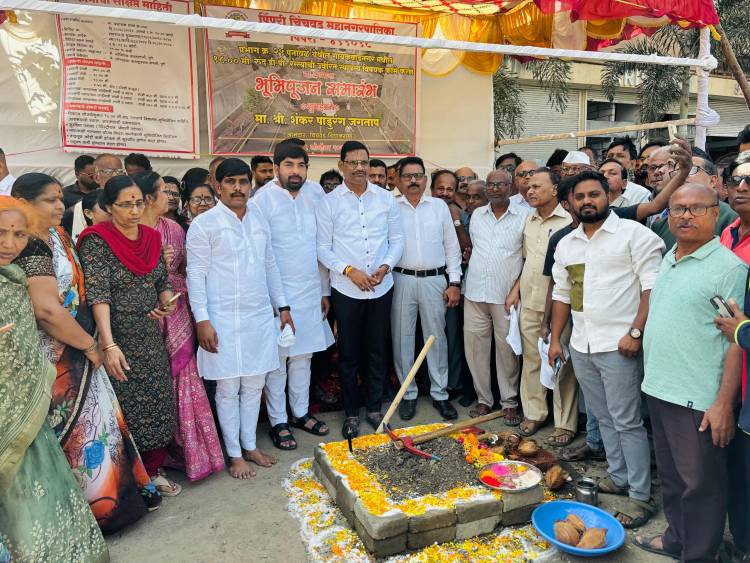 आमदार शंकर जगताप यांच्या हस्ते चिंचवड मतदारसंघातील विविध विकासकामांचे भूमिपूजन संपन्न