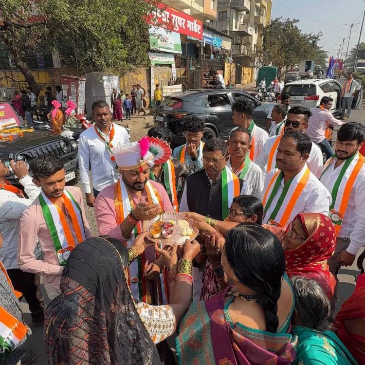 प्रभाग ८ ‘ड’ मध्ये तुषार सहाणे यांच्या रॅलीला अभूतपूर्व प्रतिसाद!